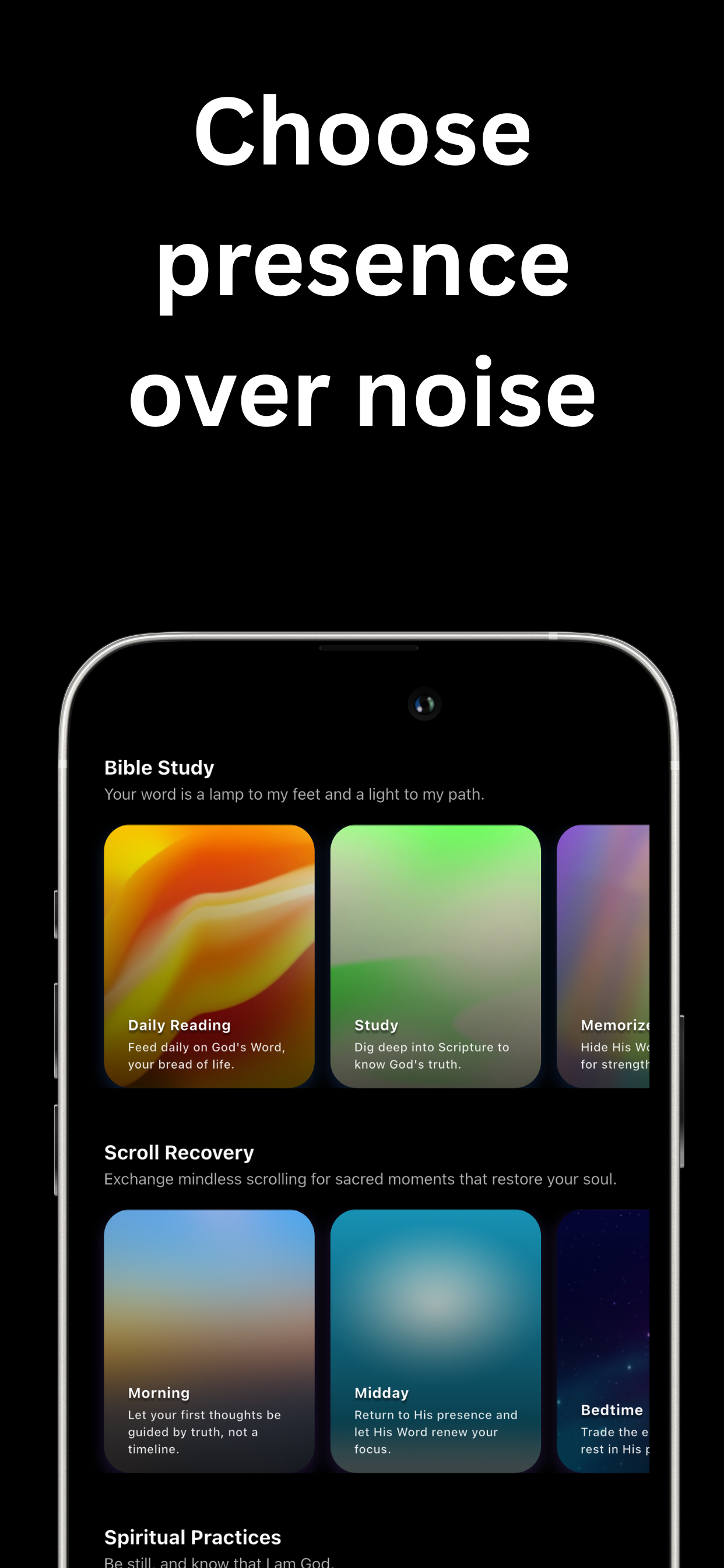 Selah App Interface
