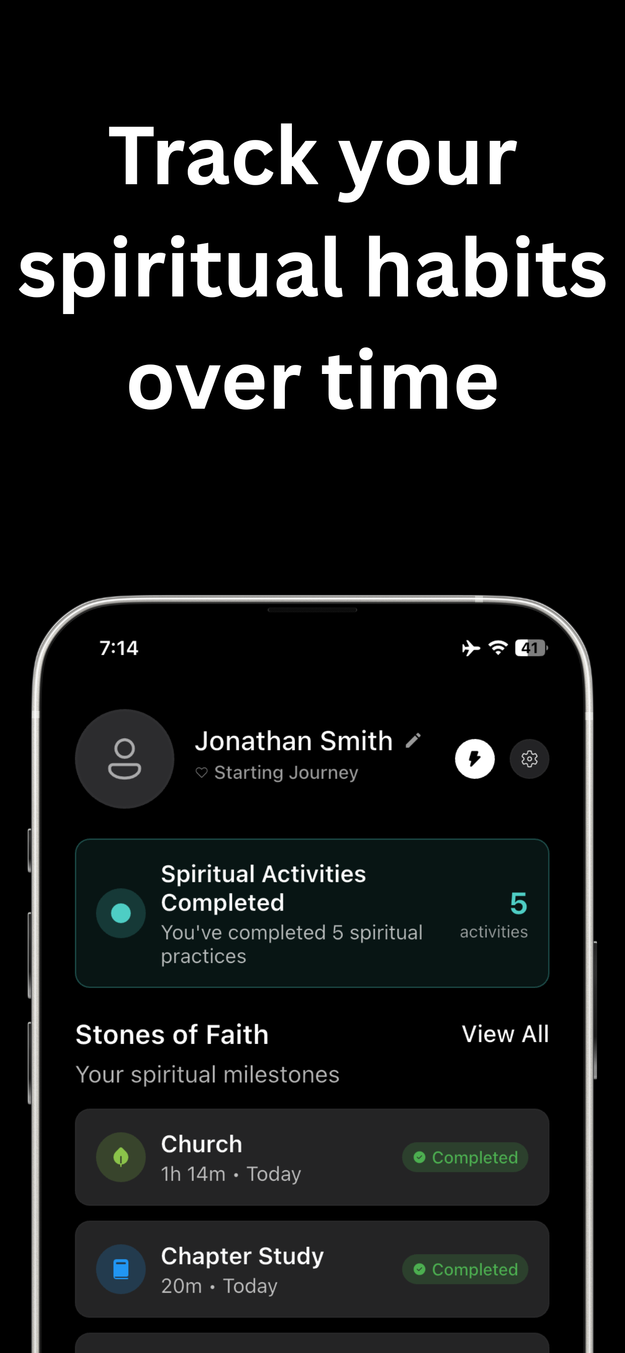Selah App Interface